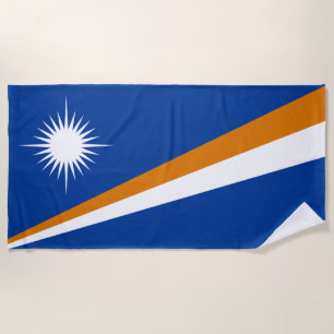Toalha De Praia Bandeira das Ilhas Marshall