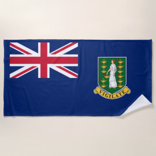 Toalha De Praia Bandeira das Ilhas Virgens Britânicas