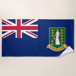 Toalha De Praia Bandeira das Ilhas Virgens Britânicas (BVI)