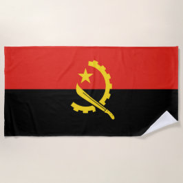 Toalha De Praia Bandeira de Angola