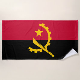 Toalha De Praia Bandeira de Angola