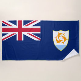 Toalha De Praia Bandeira de Anguilla (Caribe)