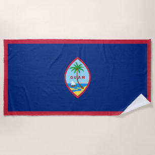 Toalha De Praia Bandeira de Guam