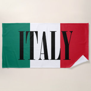 Toalha De Praia Bandeira de Italia Italia IL italiano Tricolore