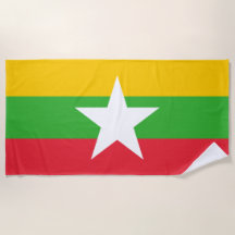 Bandeira de Mianmar (Birmânia)