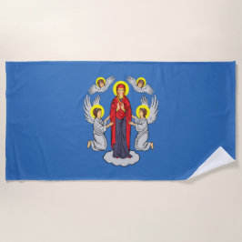 Toalha De Praia Bandeira de Minsk (Bielorrússia)