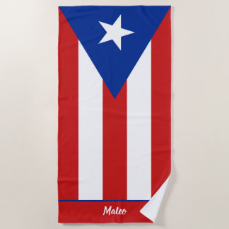 Toalha De Praia Bandeira de Porto Rico