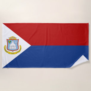 Toalha De Praia Bandeira de Sint Maarten