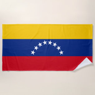 Toalha De Praia Bandeira de Venezuela