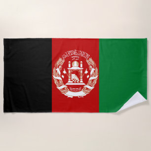 Toalha De Praia Bandeira do Afeganistão