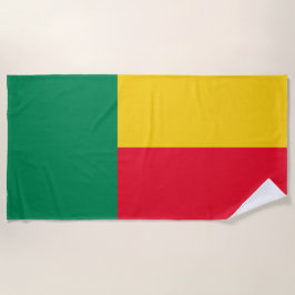 Toalha De Praia Bandeira do Benim (África)