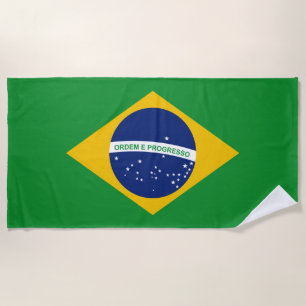 Toalha De Praia Bandeira do Brasil Bandeira do Brasil