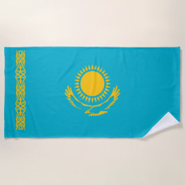 Toalha De Praia Bandeira do Cazaquistão