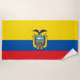 Toalha De Praia Bandeira do Equador