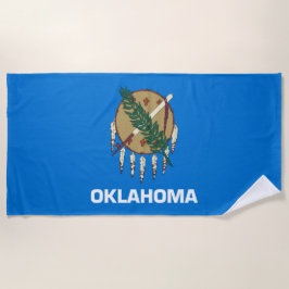 Toalha De Praia Bandeira do Estado de Oklahoma