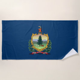 Toalha De Praia Bandeira do Estado de Vermont
