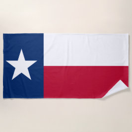 Toalha De Praia Bandeira do Estado Texano (Texas)