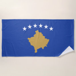 Toalha De Praia Bandeira do Kosovo