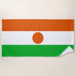 Toalha De Praia Bandeira do Níger (país africano)