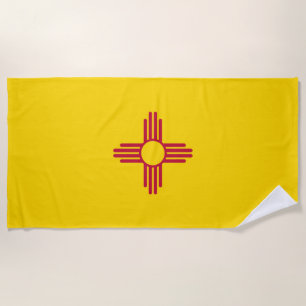 Toalha De Praia Bandeira do Novo México (Estado dos EUA)