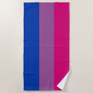 Toalha De Praia Bandeira do Orgulho Bissexual