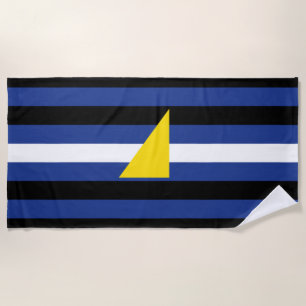 Toalha De Praia Bandeira do Orgulho de Aquecimento