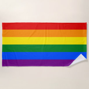 Toalha De Praia Bandeira do Orgulho LGBT