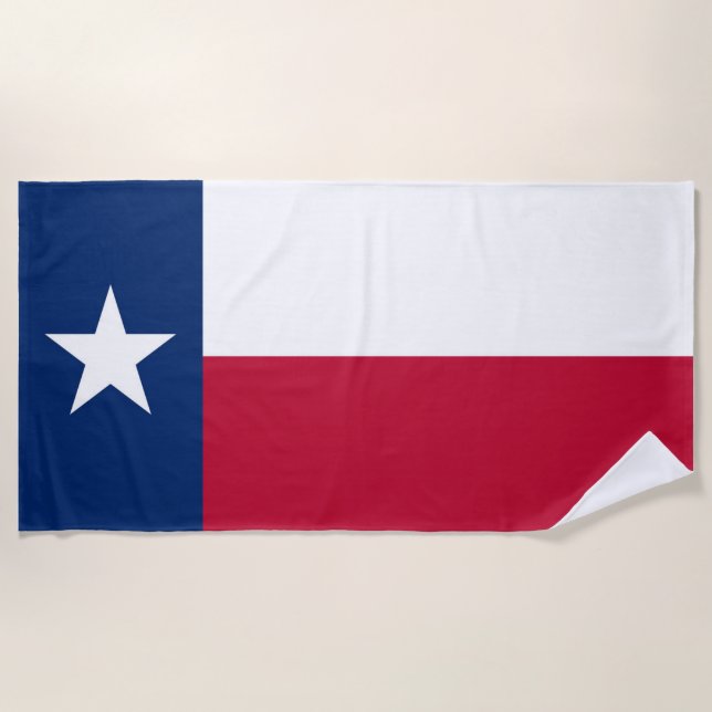 Toalha De Praia Bandeira do Texas (Frente)