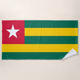 Toalha De Praia Bandeira do Togo
