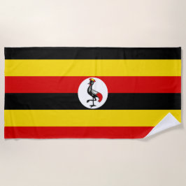Toalha De Praia Bandeira do Uganda
