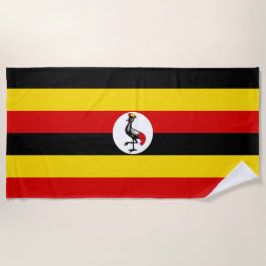 Toalha De Praia Bandeira do Uganda