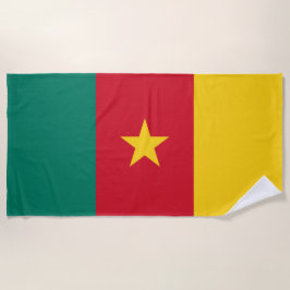 Toalha De Praia Bandeira dos Camarões