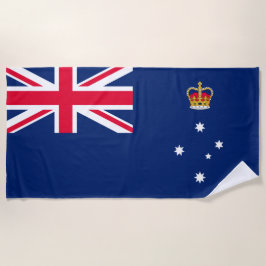 Toalha De Praia Bandeira Estadual de Victoria (Austrália)