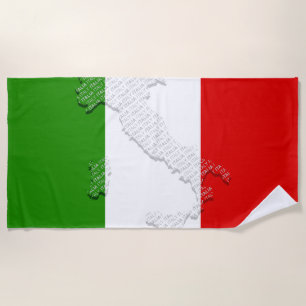 Toalha De Praia Bandeira italiana