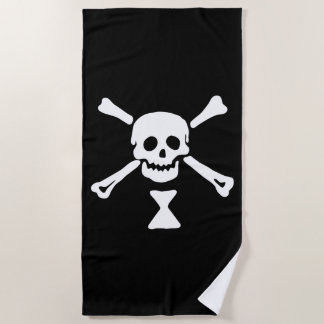 Toalha De Praia Bandeira Pirata Emanuel Wynne Jolly Roger
