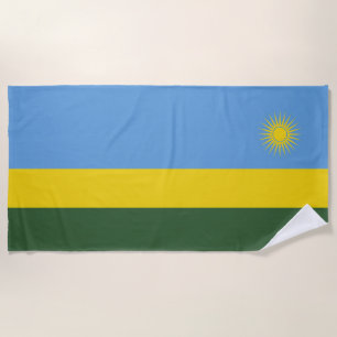 Toalha De Praia Bandeira Ruanda