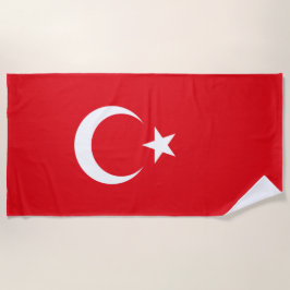 Toalha De Praia Bandeira Turca (Turquia)