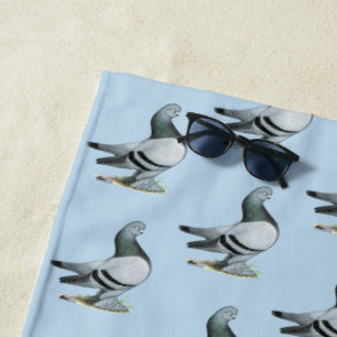 Toalha De Praia Bar Azul Berliner Tumbler Pigeon