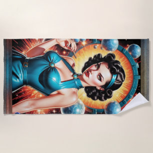 Toalha De Praia Barbenheimer Retro Fusion Atomic Agence Fashion