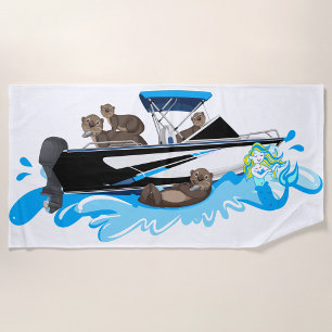 Toalha De Praia Barco Beach Towel