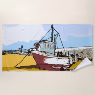 Toalha De Praia Barco de Pesca Quinta
