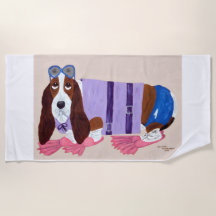 Basset Hound de Nadadeiras