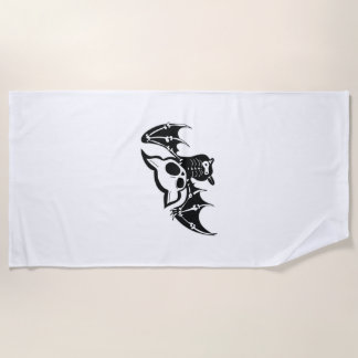 Toalha De Praia Bat Halloween          