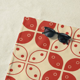 Toalha De Praia Batik Kawung, Padrão Indonésia, Javanês, Étnico