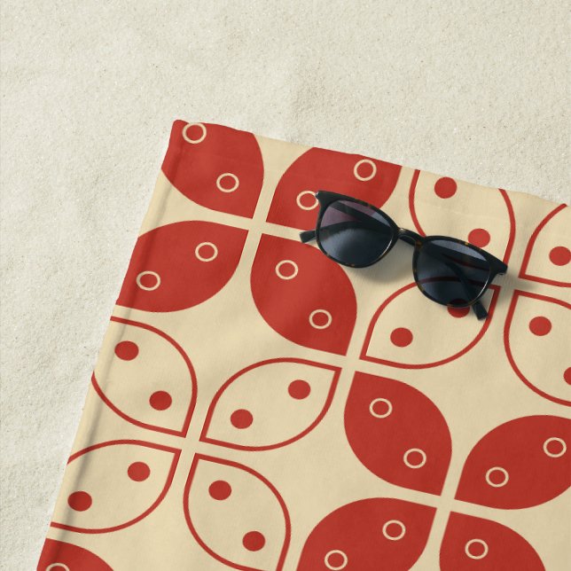 Toalha De Praia Batik Kawung, Padrão Indonésia, Javanês, Étnico (In Situ)