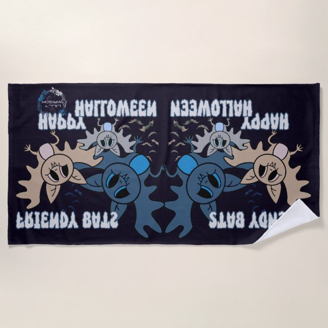 Toalha De Praia Bats (Frente)