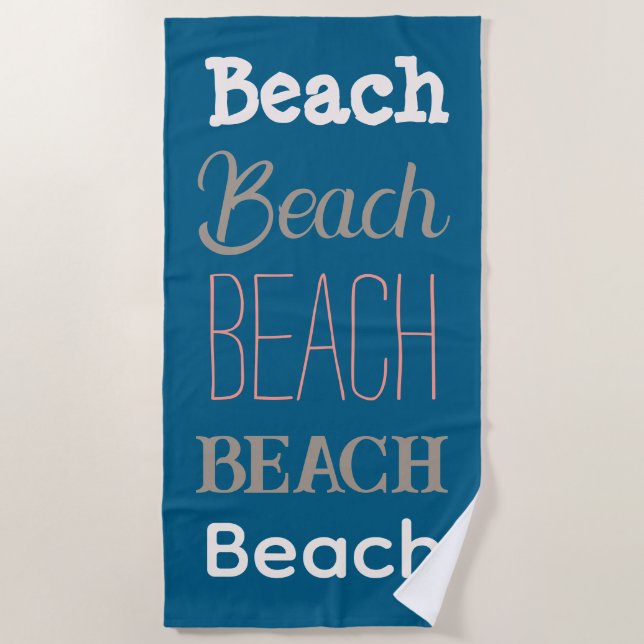 Toalha De Praia Beach  (Frente)