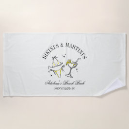 Toalha De Praia Beach Festa de solteira Favor Social Club