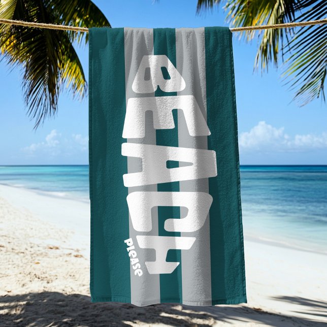 Toalha De Praia Beach Please Philly Football Green Beach Towel (Criador carregado)