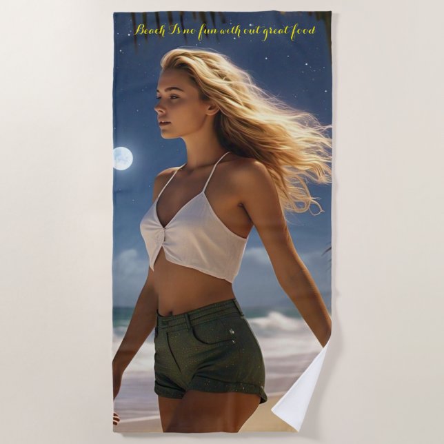 Toalha De Praia Beach Towel (Frente)